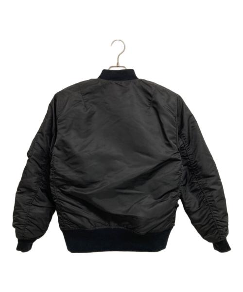 HOUSTON（ヒューストン）HOUSTON (ヒューストン) MA-1 FLIGHT JACKET ブラック サイズ:Mの古着・服飾アイテム