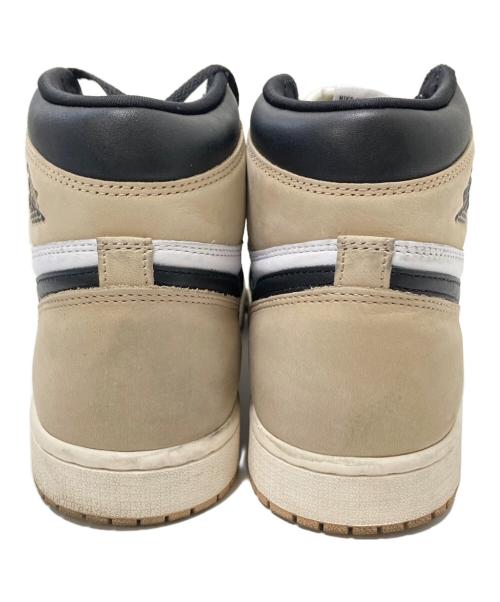 NIKE（ナイキ）NIKE (ナイキ) ハイカットスニーカー ベージュ×ホワイト サイズ:28.0cmの古着・服飾アイテム