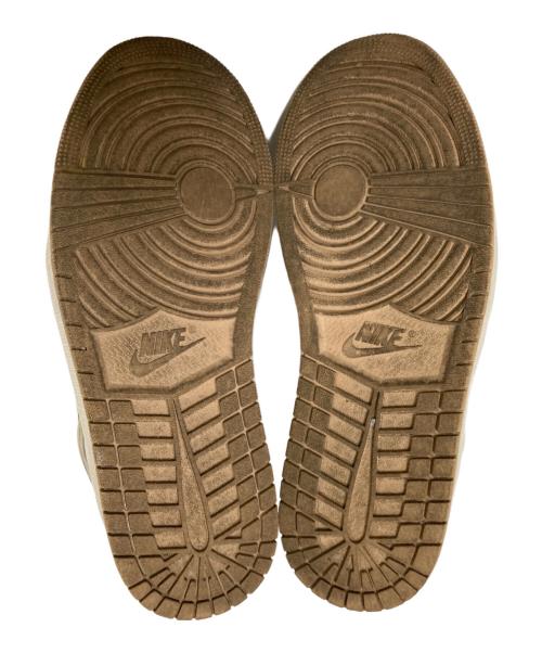 NIKE（ナイキ）NIKE (ナイキ) ハイカットスニーカー ベージュ×ホワイト サイズ:28.0cmの古着・服飾アイテム