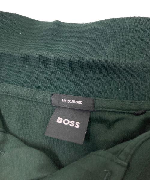 BOSS（ボス）BOSS (ボス) ポロシャツ グリーン サイズ:Mの古着・服飾アイテム