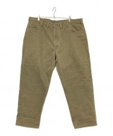 CarHartt（カーハート）の古着「裏地フランネルデニムパンツ」｜グリーン