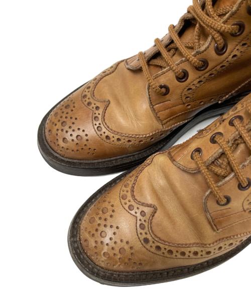 Tricker's（トリッカーズ）Tricker's (トリッカーズ) ウィングチップブーツ ブラウン サイズ:6-4の古着・服飾アイテム
