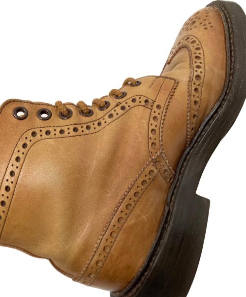 Tricker's（トリッカーズ）Tricker's (トリッカーズ) ウィングチップブーツ ブラウン サイズ:6-4の古着・服飾アイテム