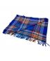THE INOUE BROTHERS (イノウエブラザーズ) チェック大判ストール ブルー サイズ:下記参照：7000円