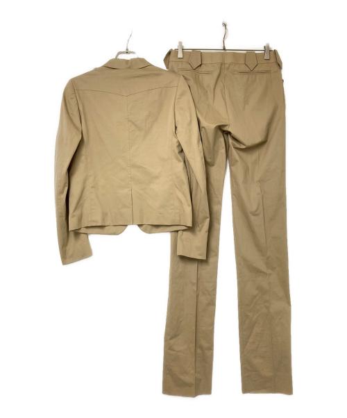 GUCCI（グッチ）GUCCI (グッチ) セットアップスーツ ベージュ サイズ:jkt:38/PT:42の古着・服飾アイテム