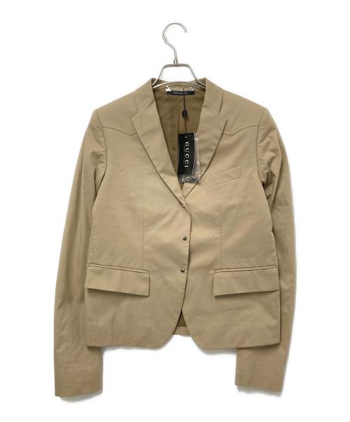 GUCCI（グッチ）GUCCI (グッチ) セットアップスーツ ベージュ サイズ:jkt:38/PT:42の古着・服飾アイテム