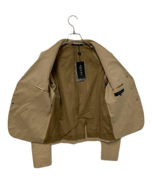 GUCCI（グッチ）GUCCI (グッチ) セットアップスーツ ベージュ サイズ:jkt:38/PT:42の古着・服飾アイテム