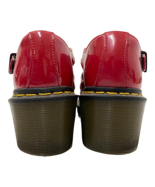 Dr.Martens（ドクターマーチン）Dr.Martens (ドクターマーチン) エナメルサンダル レッド×ブラック サイズ:US:5Lの古着・服飾アイテム