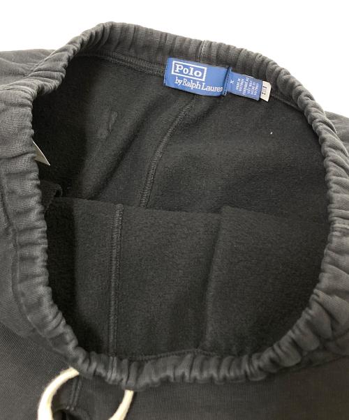 POLO RALPH LAUREN（ポロ・ラルフローレン）POLO RALPH LAUREN (ポロ・ラルフローレン) スウェットパンツ ブラック×ホワイト サイズ:Mの古着・服飾アイテム