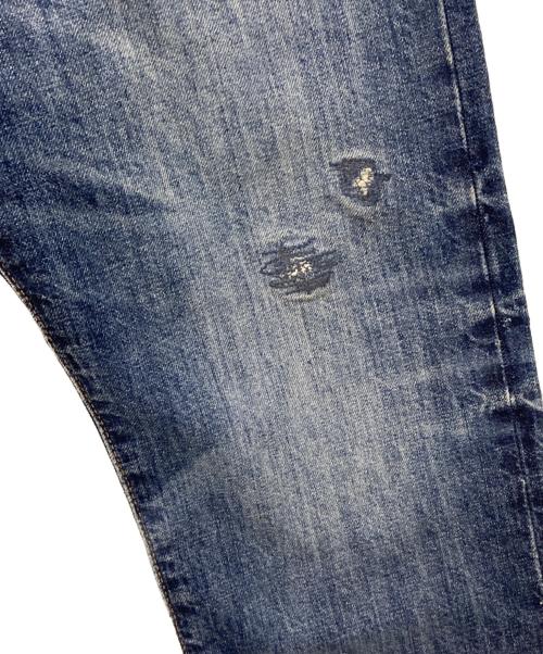POLO RALPH LAUREN（ポロ・ラルフローレン）POLO RALPH LAUREN (ポロ・ラルフローレン) 加工デニムパンツ インディゴ サイズ:W32×L30の古着・服飾アイテム