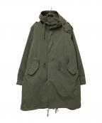 HOUSTONヒューストン）の古着「フーデッドコート」｜グリーン