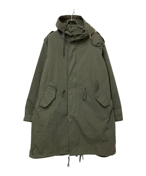 HOUSTON（ヒューストン）HOUSTON (ヒューストン) フーデッドコート グリーン サイズ:XX-SMALL REGULARの古着・服飾アイテム