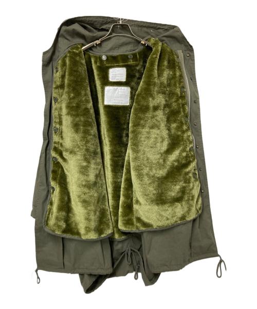 HOUSTON（ヒューストン）HOUSTON (ヒューストン) フーデッドコート グリーン サイズ:XX-SMALL REGULARの古着・服飾アイテム