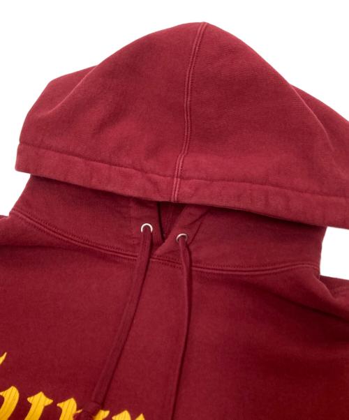 SUPREME（シュプリーム）SUPREME (シュプリーム) OLD ENGLISH HOODIE レッド サイズ:Mの古着・服飾アイテム