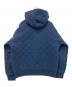 SUPREME (シュプリーム) Quilted zip hooded sweatshirt ネイビー サイズ:M：25000円