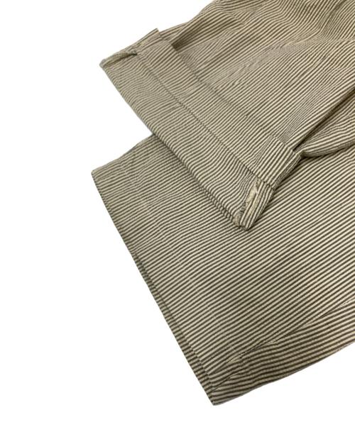 RRL（ダブルアールエル）RRL (ダブルアールエル) シアサッカー ストライプ ヒッコリーパンツ グレー サイズ:32/32の古着・服飾アイテム