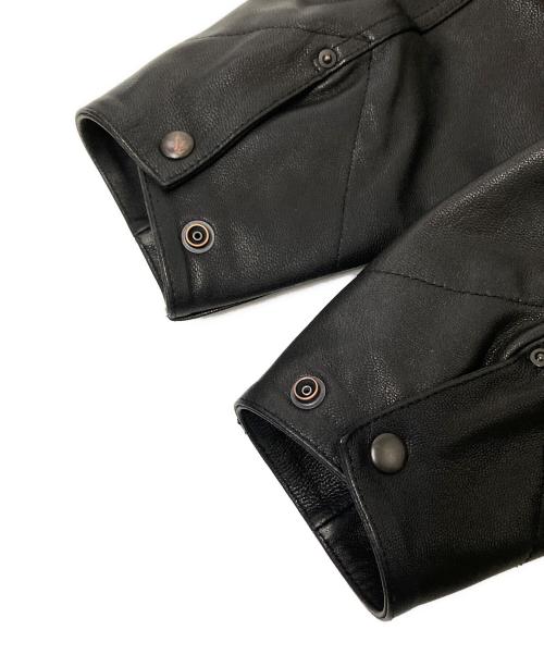 J.S HOMESTEAD（ジャーナルスタンダード ホームステッド）J.S HOMESTEAD (ジャーナルスタンダード ホームステッド) ゴート ネイキッド デトロイト ライダー ブラック サイズ: Lの古着・服飾アイテム