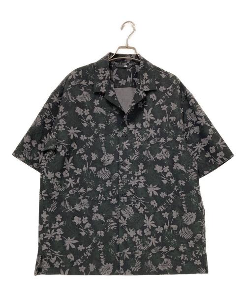 THE NORTH FACE（ザ ノース フェイス）THE NORTH FACE (ザ ノース フェイス) S/S ALOHA VENT SHIRT ブラック×グレー サイズ:Lの古着・服飾アイテム