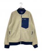 Patagoniaパタゴニア）の古着「Retro-X Bomber Jacket」｜アイボリー×ネイビー