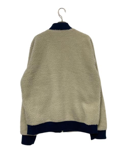 Patagonia（パタゴニア）Patagonia (パタゴニア) Retro-X Bomber Jacket アイボリー×ネイビー サイズ:Mの古着・服飾アイテム