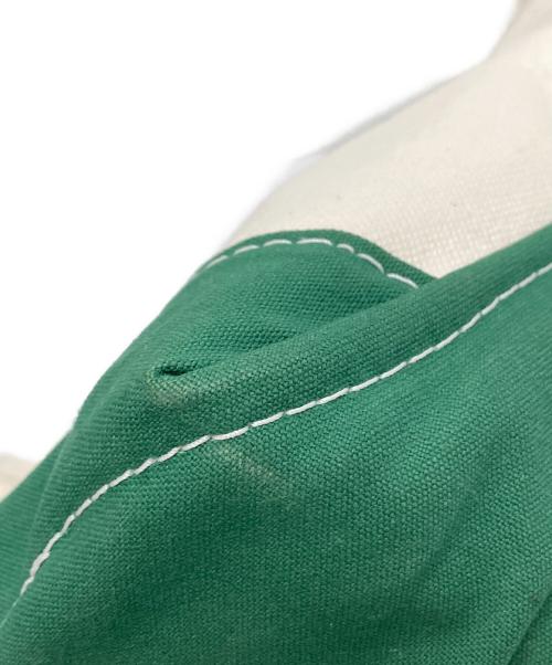 L.L.Bean（エルエルビーン）L.L.Bean (エルエルビーン) キャンバストートバッグ アイボリー×グリーン サイズ:下記参照の古着・服飾アイテム
