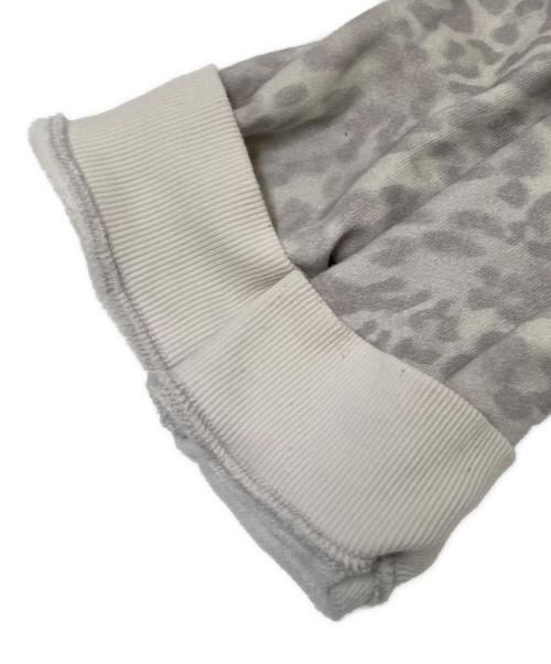 BEAMS（ビームス）BEAMS (ビームス) EMBLEM ZIP HOODIE ホワイト×グレー サイズ:Mの古着・服飾アイテム