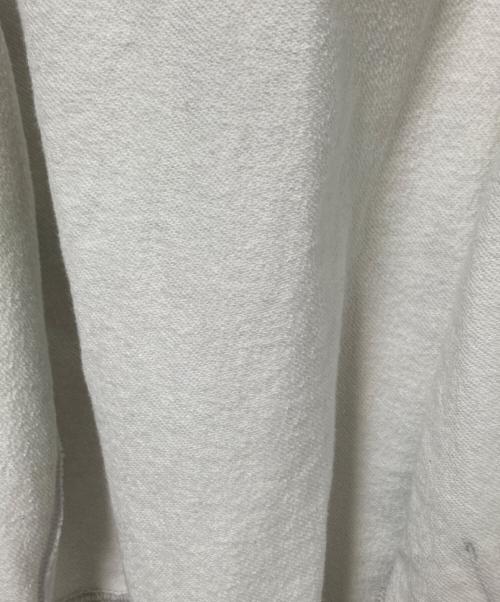 BEAMS（ビームス）BEAMS (ビームス) EMBLEM ZIP HOODIE ホワイト×グレー サイズ:Mの古着・服飾アイテム