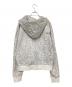 BEAMS (ビームス) EMBLEM ZIP HOODIE ホワイト×グレー サイズ:M：12000円
