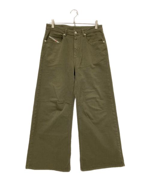 DIESEL（ディーゼル）DIESEL (ディーゼル) P-MIRT-OUT デニムパンツ グリーン サイズ:W28×L30の古着・服飾アイテム