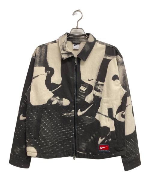 NIKE（ナイキ）NIKE (ナイキ) ナイキライフ ジャケット ブラック×ホワイト サイズ:Mの古着・服飾アイテム