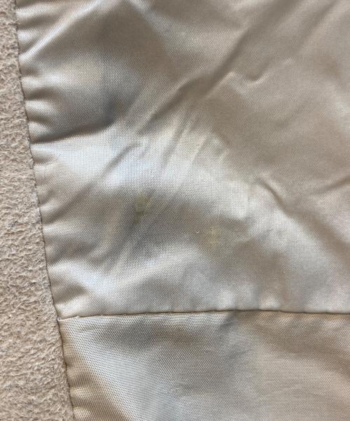 EMMETI（エンメティ）EMMETI (エンメティ) GART ニットスリーブ ムートン ダウンジャケット ベージュ サイズ:52の古着・服飾アイテム