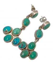 OCUCCI（オクチ）の古着「ナバホ族ピアス」｜ブルー