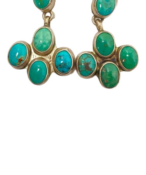 OCUCCI（オクチ）OCUCCI (オクチ) ナバホ族ピアス ブルー サイズ:下記参照の古着・服飾アイテム