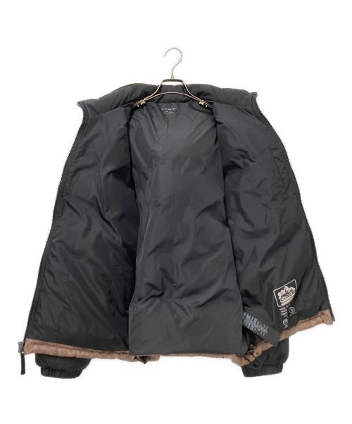 COACH（コーチ）COACH (コーチ) シグネチャーダウンジャケット ブラック×ベージュ サイズ:下記参照の古着・服飾アイテム