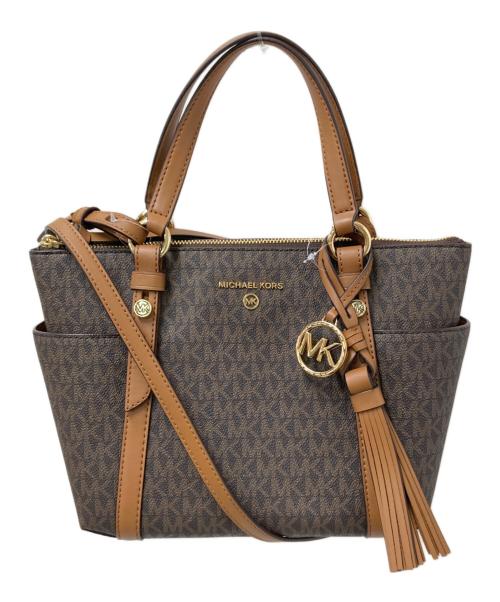 MICHAEL KORS（マイケル・コース）MICHAEL KORS (マイケル・コース) SULLIVANトートバッグ ブラウン サイズ:下記参照の古着・服飾アイテム