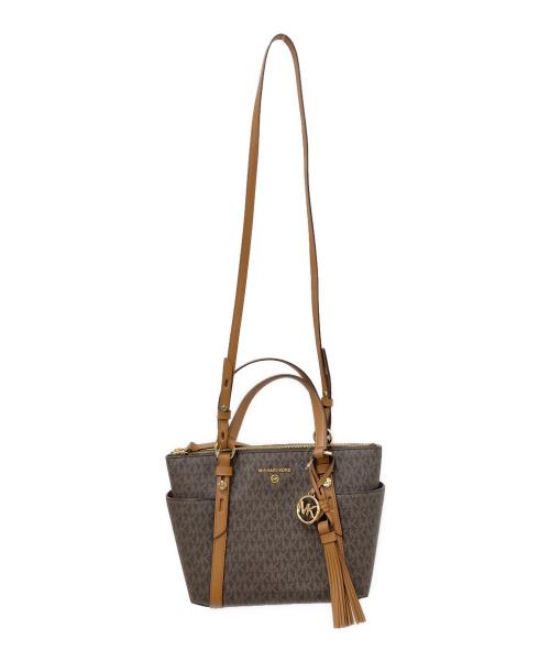 MICHAEL KORS（マイケル・コース）MICHAEL KORS (マイケル・コース) SULLIVANトートバッグ ブラウン サイズ:下記参照の古着・服飾アイテム