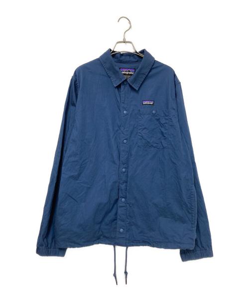 Patagonia（パタゴニア）Patagonia (パタゴニア) Lightweight All-Wear Hemp Coaches Jkt ブルー サイズ:Mの古着・服飾アイテム