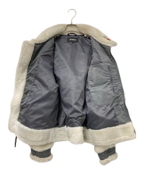 AVIREX（アヴィレックス）AVIREX (アヴィレックス) レトロボアB-3トップガンジャケット ホワイト サイズ: Lの古着・服飾アイテム