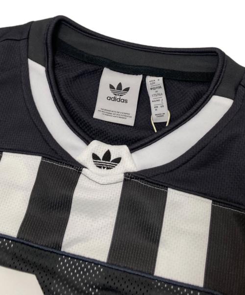 adidas（アディダス）adidas (アディダス) Adilenium シーズン 2 チーム '93長袖ジャージー ホワイト×ブラック サイズ:Lの古着・服飾アイテム