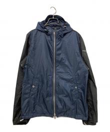 BURBERRY LONDON（バーバリーロンドン）の古着「ライトフーデッドジャケット」｜ネイビー×ブラック