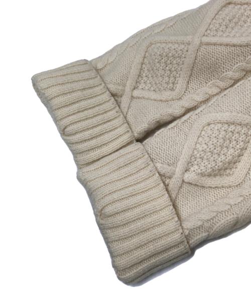 BROOKS BROTHERS（ブルックスブラザーズ）BROOKS BROTHERS (ブルックスブラザーズ) ジップカーディガン アイボリー サイズ:Sの古着・服飾アイテム