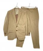 TOMORROW LAND PILGRIMトゥモローランド ピルグリム）の古着「ヘリンボーンセットアップスーツ」｜ベージュ