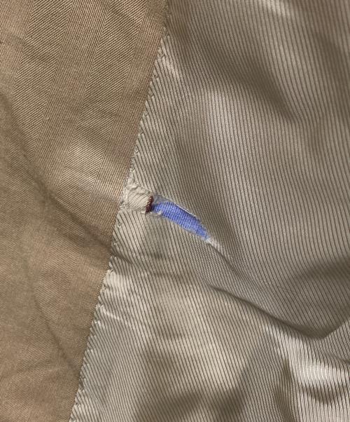 TOMORROW LAND PILGRIM（トゥモローランド ピルグリム）TOMORROW LAND PILGRIM (トゥモローランド ピルグリム) ヘリンボーンセットアップスーツ ベージュ サイズ:46の古着・服飾アイテム