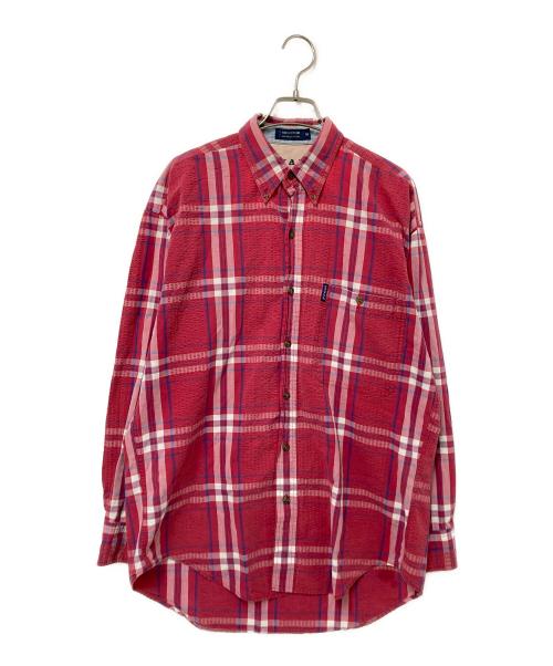 CHAPS RALPH LAUREN（チャップス ラルフローレン）CHAPS RALPH LAUREN (チャップス ラルフローレン) チェックBDシャツ レッド サイズ:Mの古着・服飾アイテム
