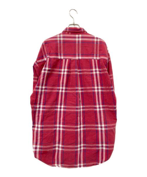 CHAPS RALPH LAUREN（チャップス ラルフローレン）CHAPS RALPH LAUREN (チャップス ラルフローレン) チェックBDシャツ レッド サイズ:Mの古着・服飾アイテム
