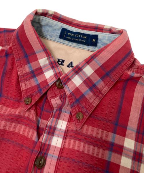 CHAPS RALPH LAUREN（チャップス ラルフローレン）CHAPS RALPH LAUREN (チャップス ラルフローレン) チェックBDシャツ レッド サイズ:Mの古着・服飾アイテム
