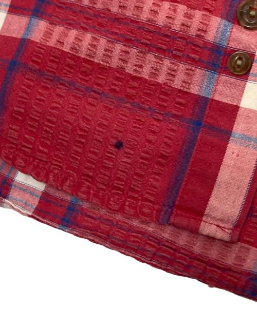 CHAPS RALPH LAUREN（チャップス ラルフローレン）CHAPS RALPH LAUREN (チャップス ラルフローレン) チェックBDシャツ レッド サイズ:Mの古着・服飾アイテム