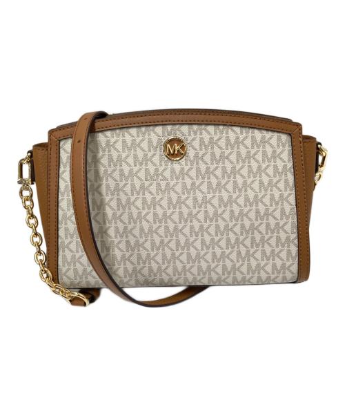 MICHAEL KORS（マイケル・コース）MICHAEL KORS (マイケル・コース) クロスボディショルダーバッグ ベージュ サイズ:下記参照の古着・服飾アイテム