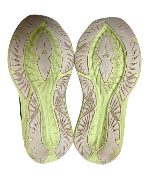 asics（アシックス）asics (アシックス) ローカットスニーカー ブラック×イエロー サイズ:26.0cmの古着・服飾アイテム