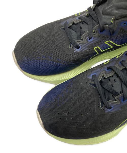 asics（アシックス）asics (アシックス) ローカットスニーカー ブラック×イエロー サイズ:26.0cmの古着・服飾アイテム